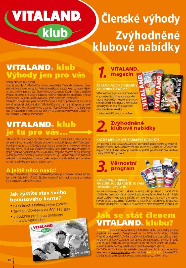 leták Vitaland strana 1 leták Vitaland strana 1