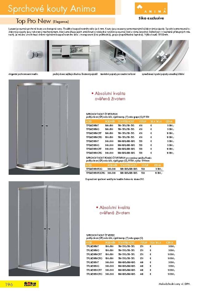 leták Siko koupelny katalog 3. část strana 1 leták Siko koupelny katalog 3. část strana 1