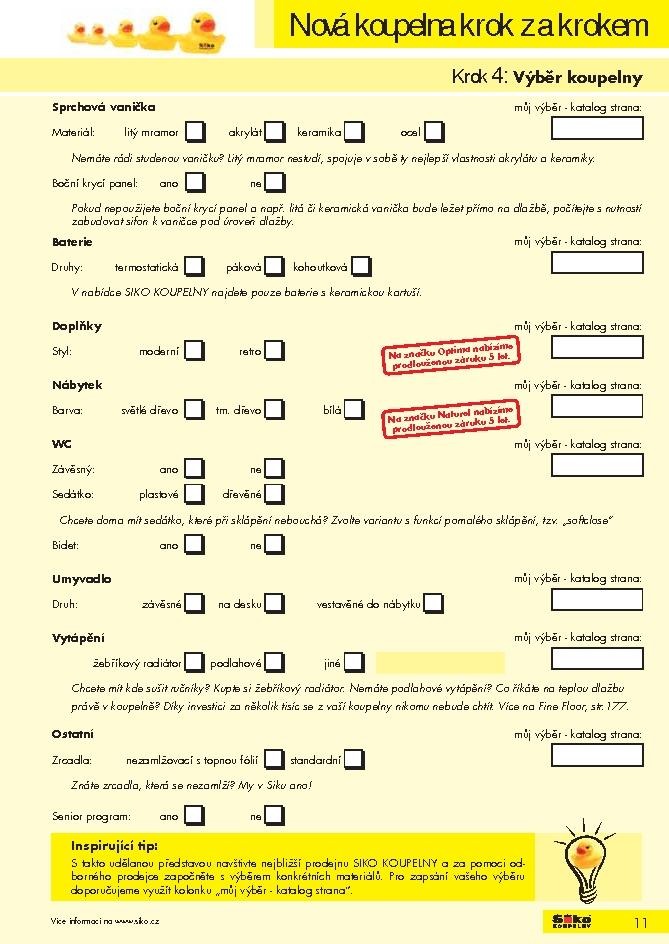 leták Siko koupelny katalog 1. část strana 1 leták Siko koupelny katalog 1. část strana 1
