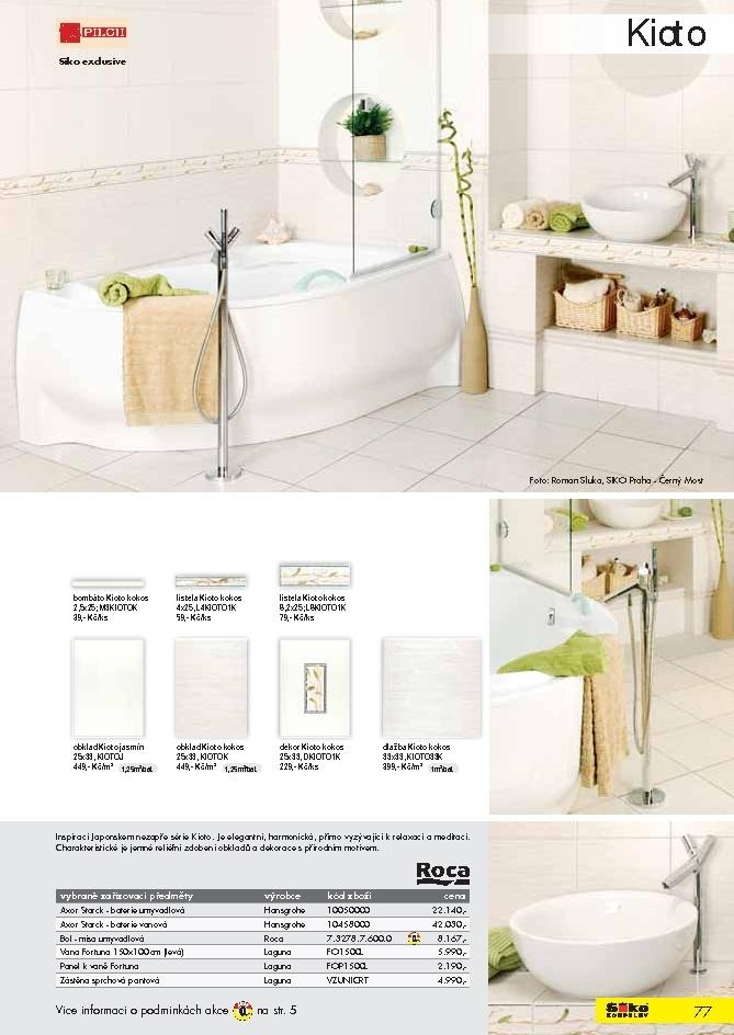 leták Siko koupelny katalog 1. část strana 1 leták Siko koupelny katalog 1. část strana 1