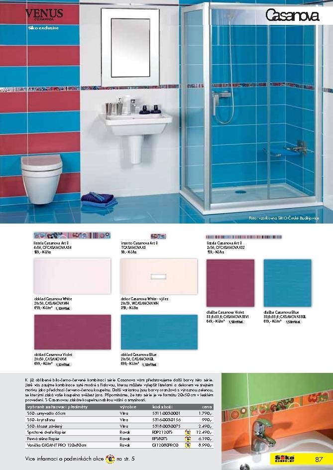 leták Siko koupelny katalog 1. část strana 1 leták Siko koupelny katalog 1. část strana 1