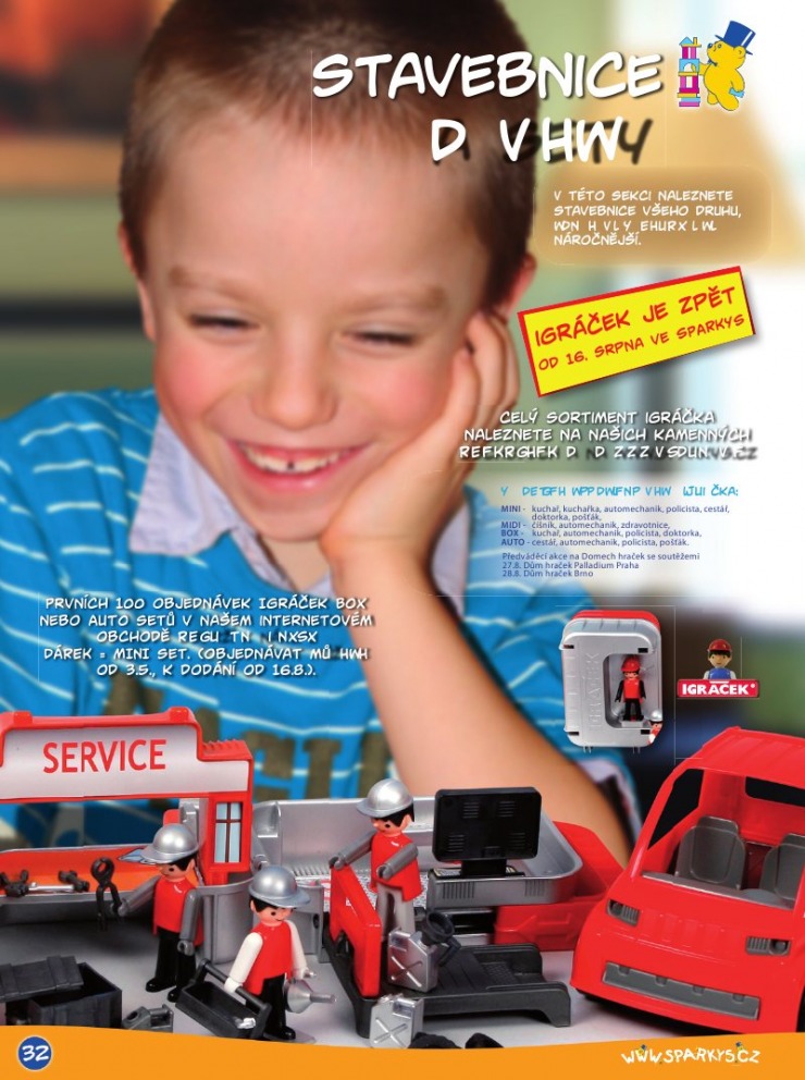 leták Sparkys strana 1 leták Sparkys strana 1