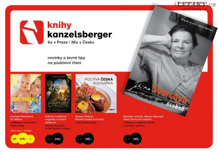 leták Knihy Kanzelsberger strana 1 leták Knihy Kanzelsberger strana 1