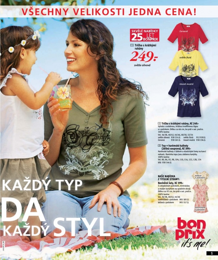 leták Bonprix strana 1