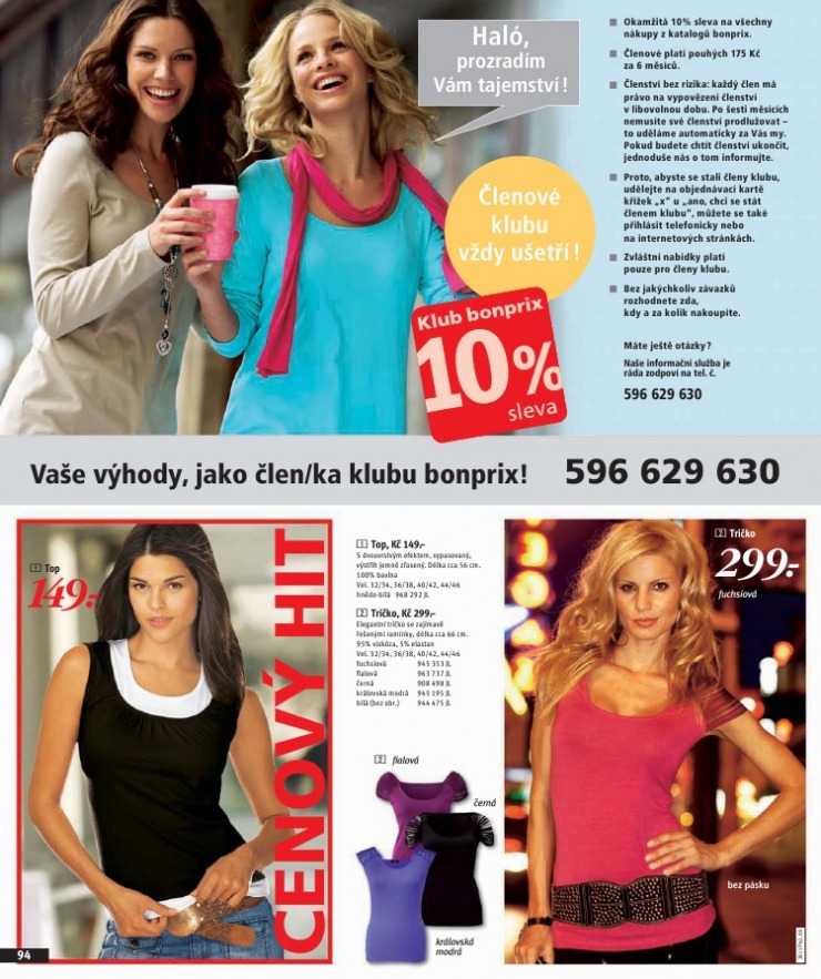 leták Bonprix strana 1 leták Bonprix strana 1