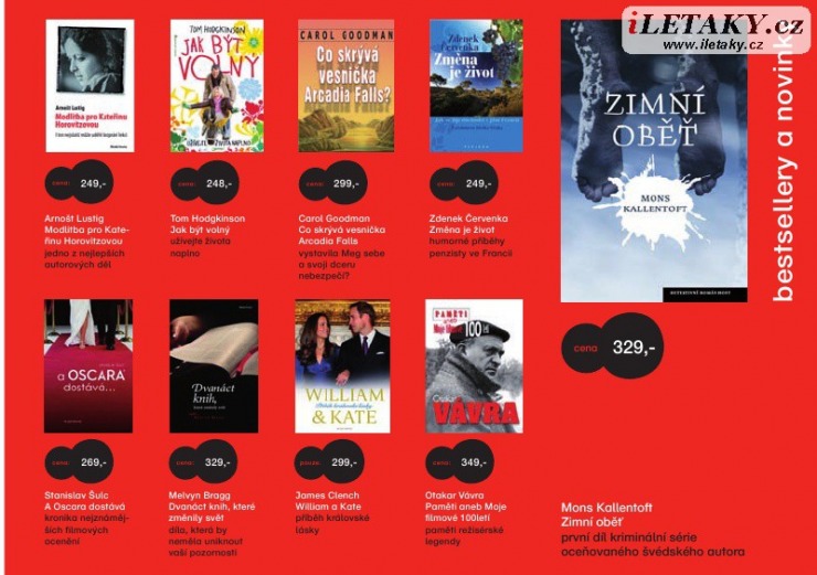 leták Knihy Kanzelsberger strana 1