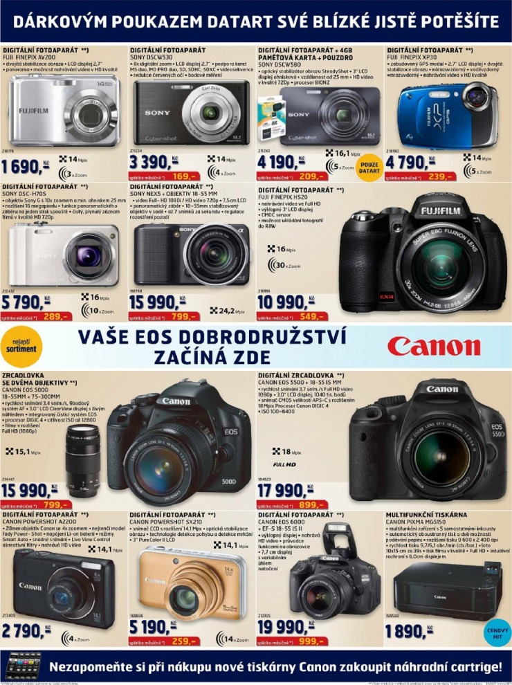 leták Datart strana 1