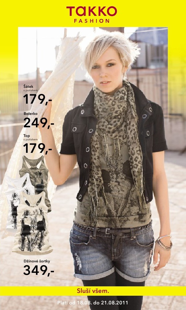 leták Takko fashion strana 1 leták Takko fashion strana 1