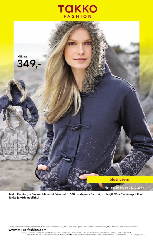 leták Takko fashion strana 1 leták Takko fashion strana 1