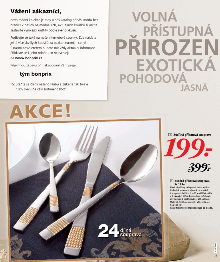 leták Bonprix strana 1 leták Bonprix strana 1