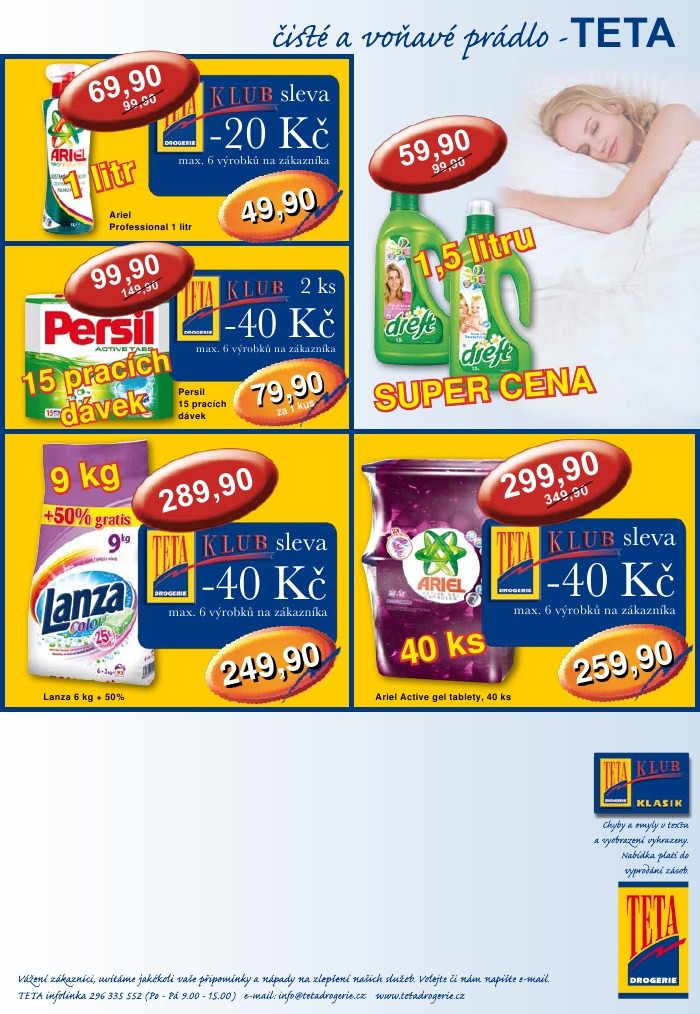 leták TETA drogerie strana 1 leták TETA drogerie strana 1