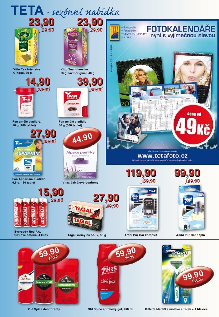 leták TETA drogerie strana 1 leták TETA drogerie strana 1