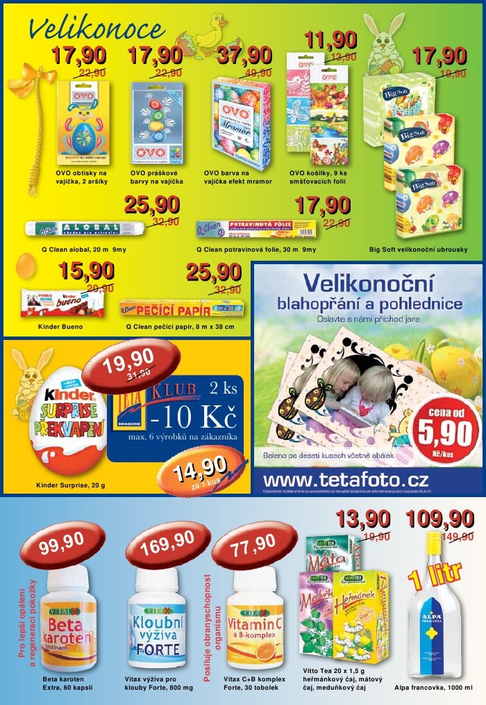 leták TETA drogerie strana 1 leták TETA drogerie strana 1