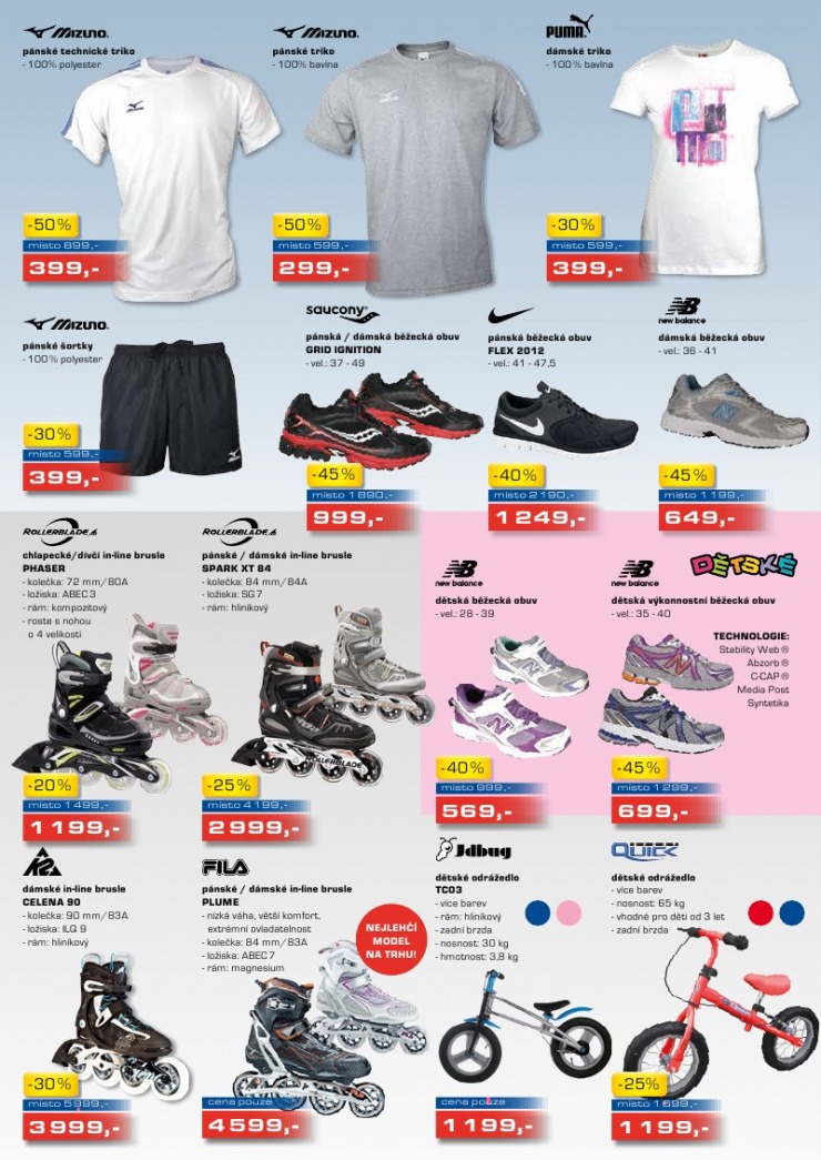 leták Sportisimo strana 1 leták Sportisimo strana 1