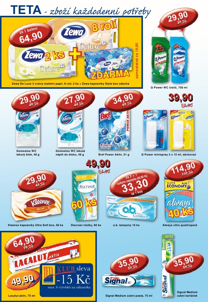 leták TETA drogerie strana 1 leták TETA drogerie strana 1