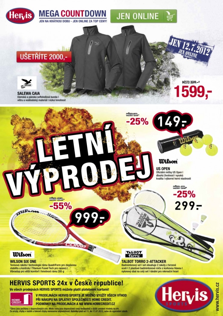 leták Hervis strana 1 leták Hervis strana 1