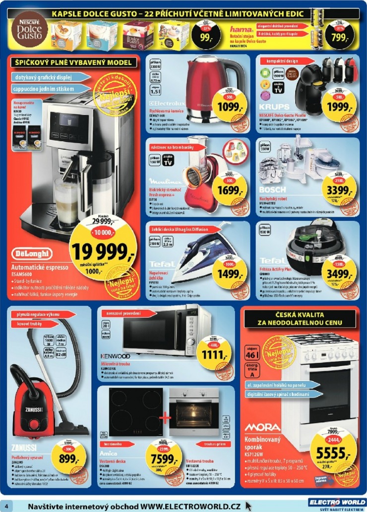 leták Electro World strana 1 leták Electro World strana 1