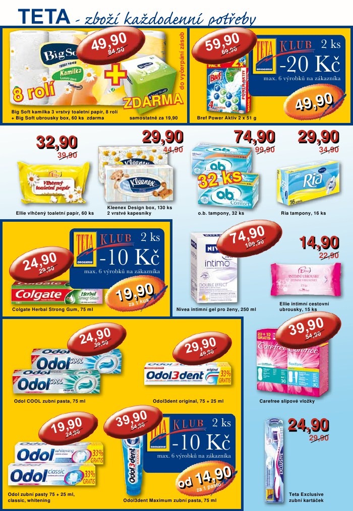 leták TETA drogerie strana 1 leták TETA drogerie strana 1