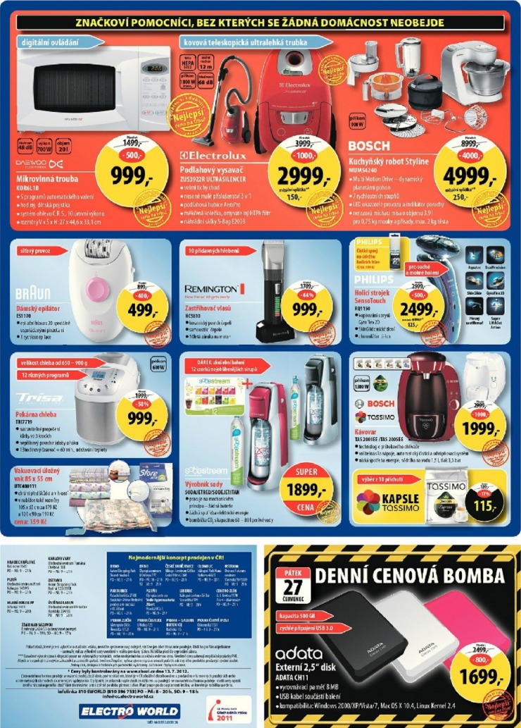 leták Electro World strana 1