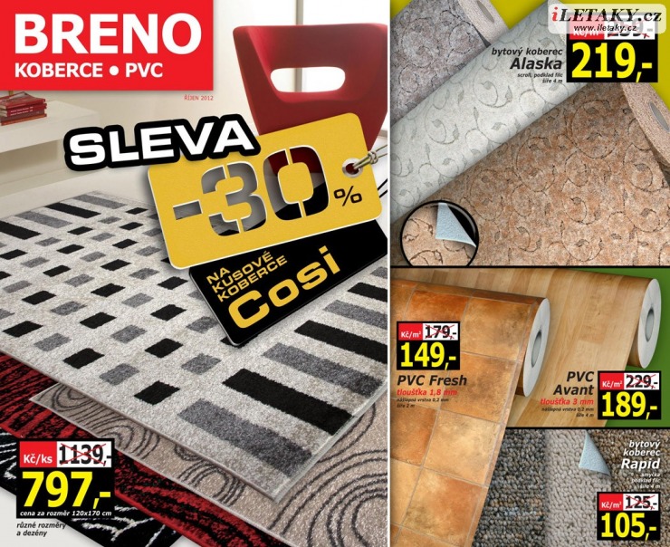 leták Breno koberce strana 1 leták Breno koberce strana 1