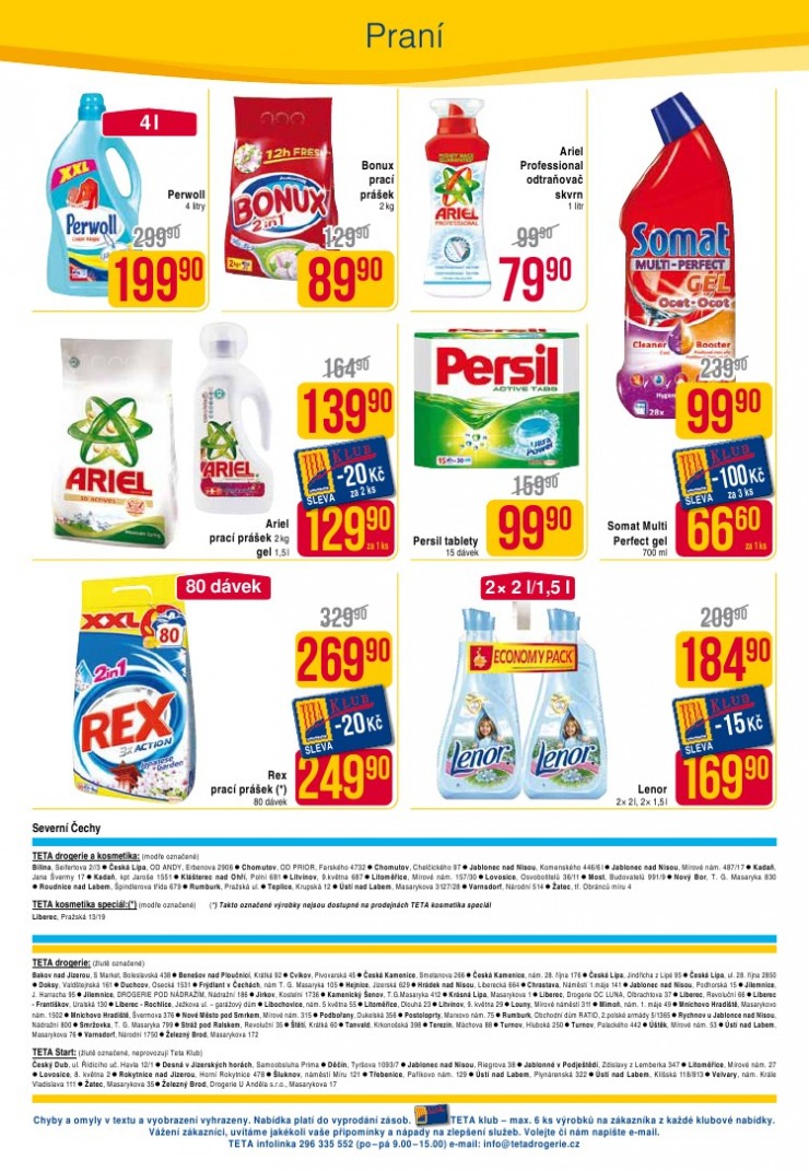 leták TETA drogerie strana 1 leták TETA drogerie strana 1