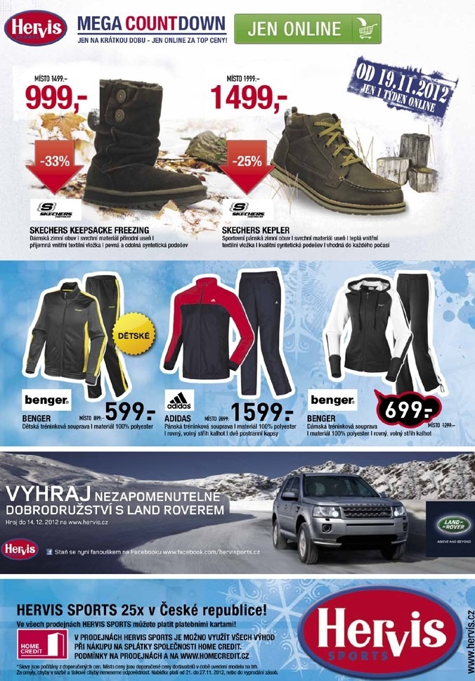 leták Hervis strana 1 leták Hervis strana 1
