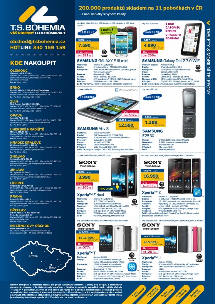 leták T.S. Bohemia Virtuální katalog od 11.3.2013 strana 1 leták T.S. Bohemia Virtuální katalog od 11.3.2013 strana 1