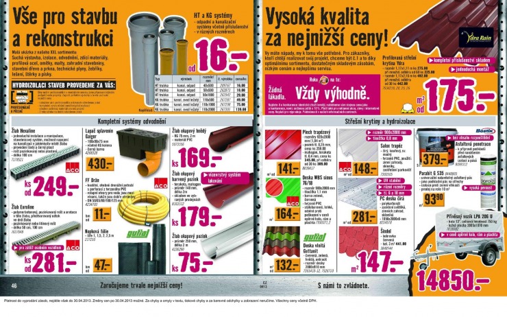 leták Hornbach Aktuální leták od 1.4.2013 strana 1 leták Hornbach Aktuální leták od 1.4.2013 strana 1