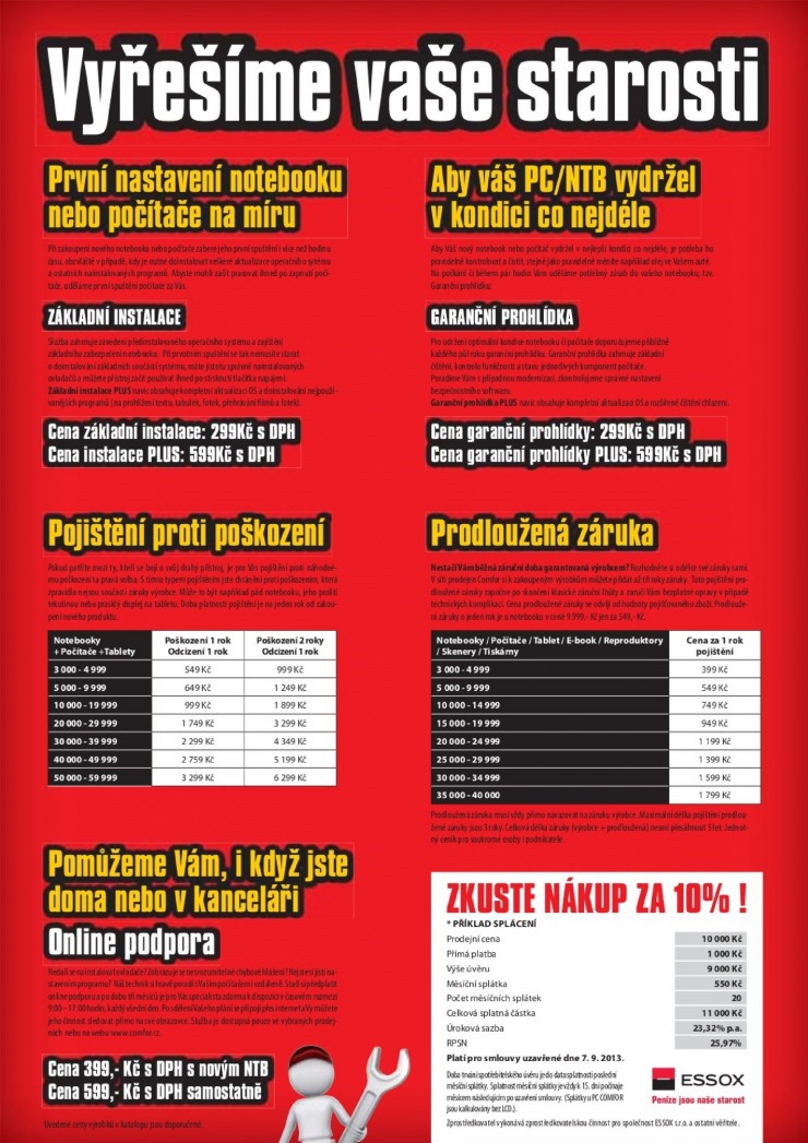 leták Comfor katalog od 7.9.2013 strana 1 leták Comfor katalog od 7.9.2013 strana 1
