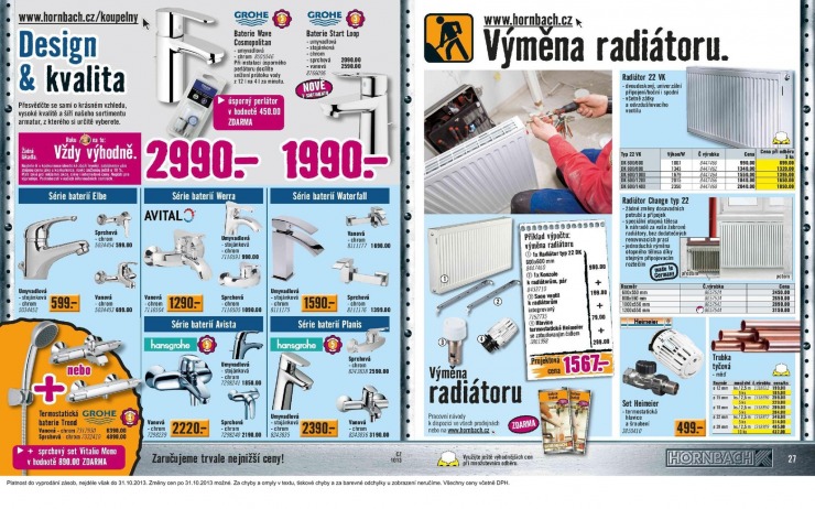 leták Hornbach Aktuální leták od 1.10.2013 strana 1 leták Hornbach Aktuální leták od 1.10.2013 strana 1