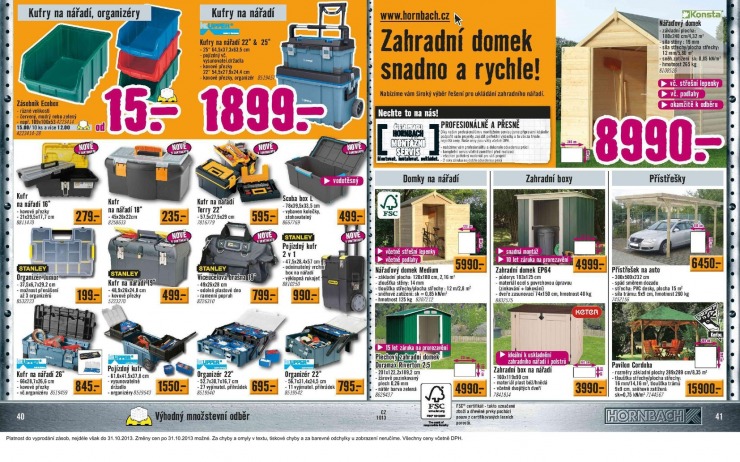 leták Hornbach Aktuální leták od 1.10.2013 strana 1 leták Hornbach Aktuální leták od 1.10.2013 strana 1