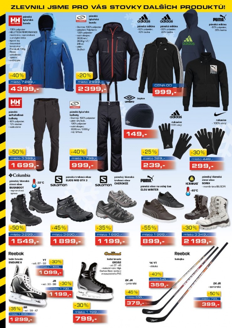 leták Sportisimo Aktuální leták od 8.1.2014 strana 1 leták Sportisimo Aktuální leták od 8.1.2014 strana 1