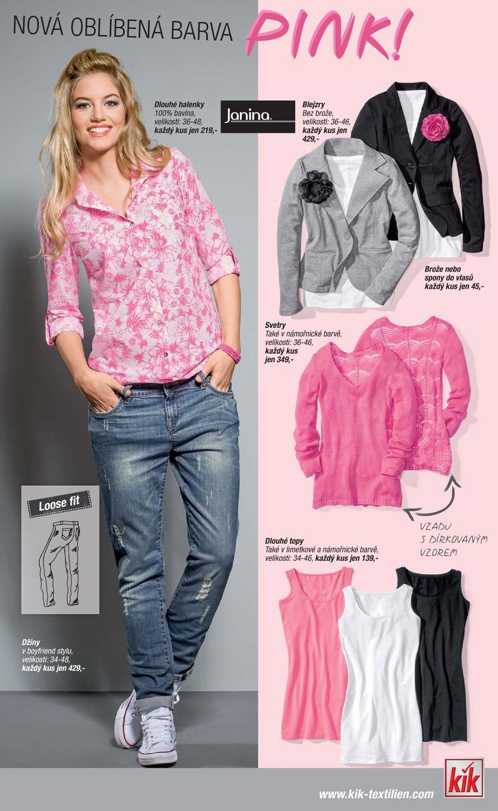 leták Kik textil Prospekt od 12.3.2014 strana 1