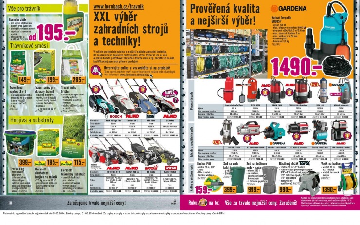 leták Hornbach Aktuální leták od 2.4.2014 strana 1 leták Hornbach Aktuální leták od 2.4.2014 strana 1