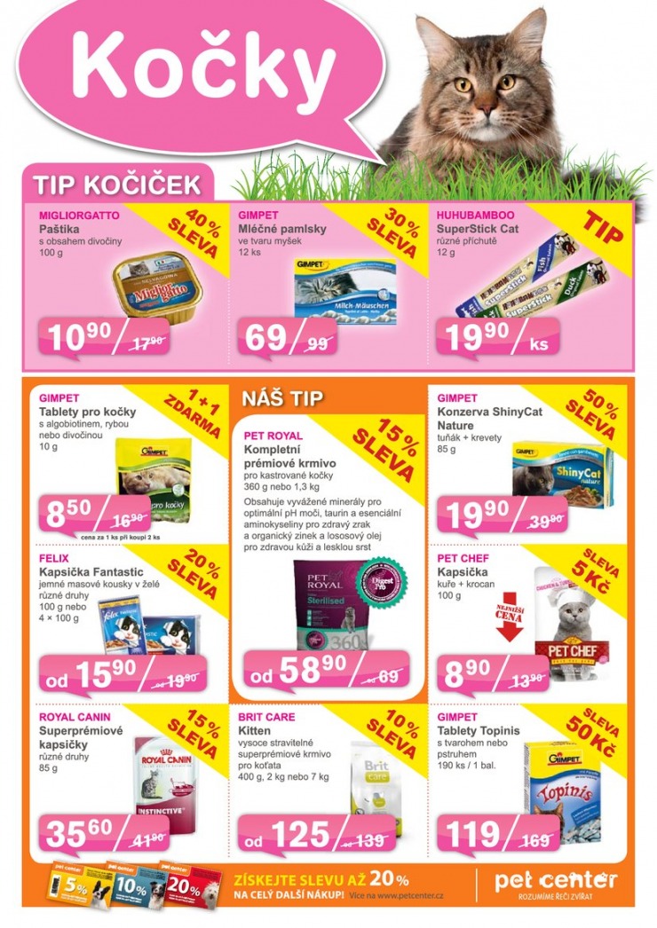 leták Pet Center Akční leták od 1.4.2014 strana 1 leták Pet Center Akční leták od 1.4.2014 strana 1