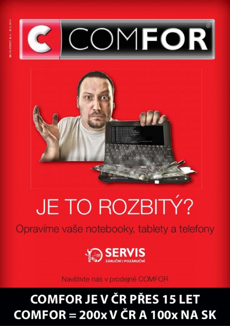 leták Comfor katalog od 26.4.2014 strana 1 leták Comfor katalog od 26.4.2014 strana 1