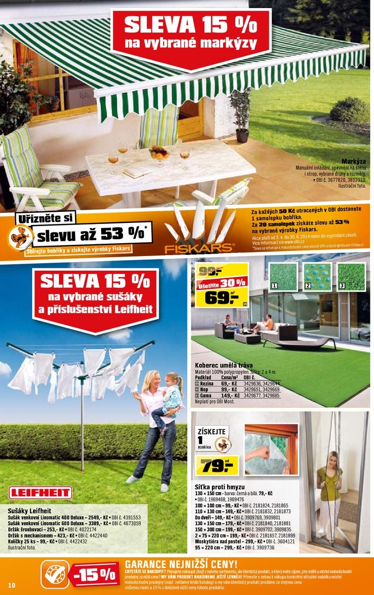 leták OBI Aktuální leták od 19.6.2014 strana 1 leták OBI Aktuální leták od 19.6.2014 strana 1