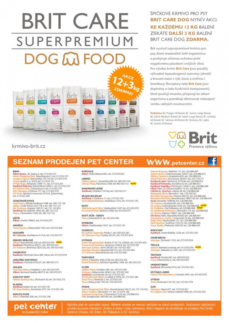 leták Pet Center Akční leták od 1.7.2014 strana 1 leták Pet Center Akční leták od 1.7.2014 strana 1