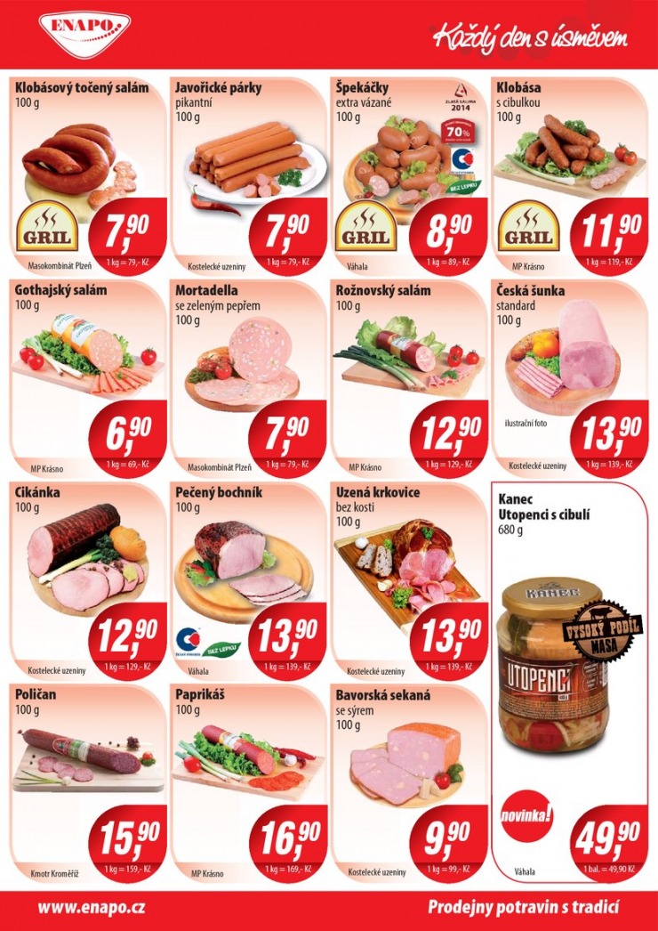 leták Enapo Akční leták od 30.7.2014 strana 1 leták Enapo Akční leták od 30.7.2014 strana 1