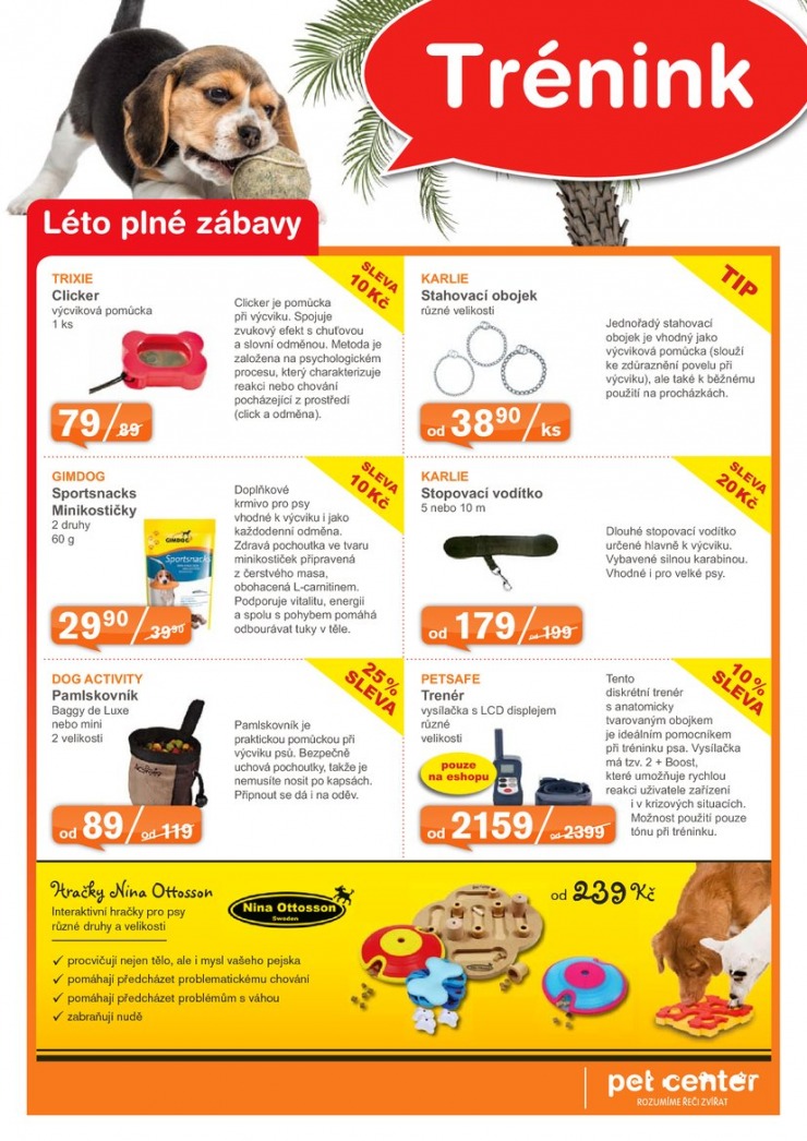 leták Pet Center Akční leták od 1.8.2014 strana 1 leták Pet Center Akční leták od 1.8.2014 strana 1