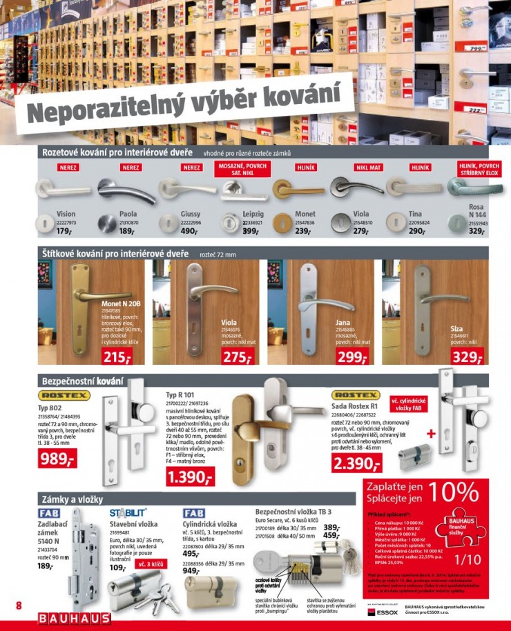 leták Bauhaus Katalog od 8.8.2014 strana 1 leták Bauhaus Katalog od 8.8.2014 strana 1