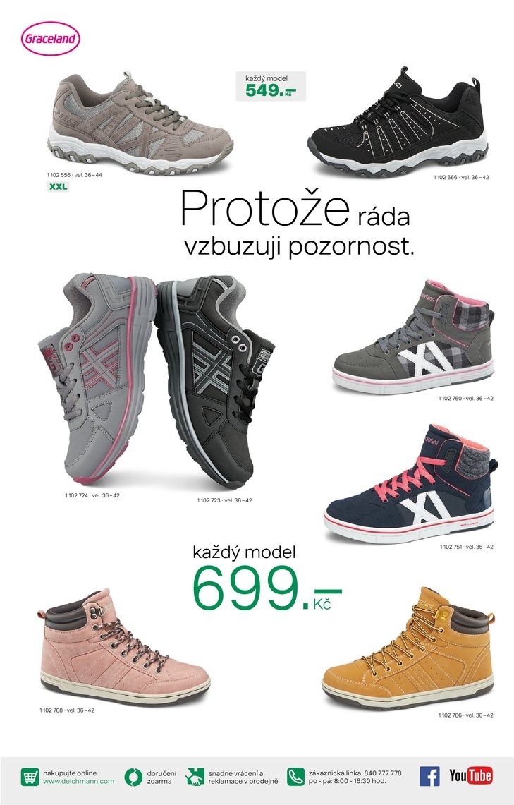 leták Deichmann Aktuální leták od 12.8.2014 strana 1