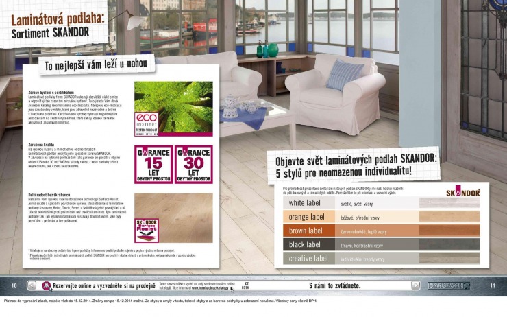 leták Hornbach Podlahy od 15.9.2014 strana 1 leták Hornbach Podlahy od 15.9.2014 strana 1