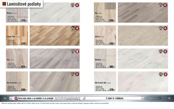 leták Hornbach Podlahy od 15.9.2014 strana 1 leták Hornbach Podlahy od 15.9.2014 strana 1