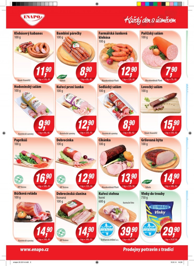 leták Enapo Akční leták od 8.10.2014 strana 1 leták Enapo Akční leták od 8.10.2014 strana 1