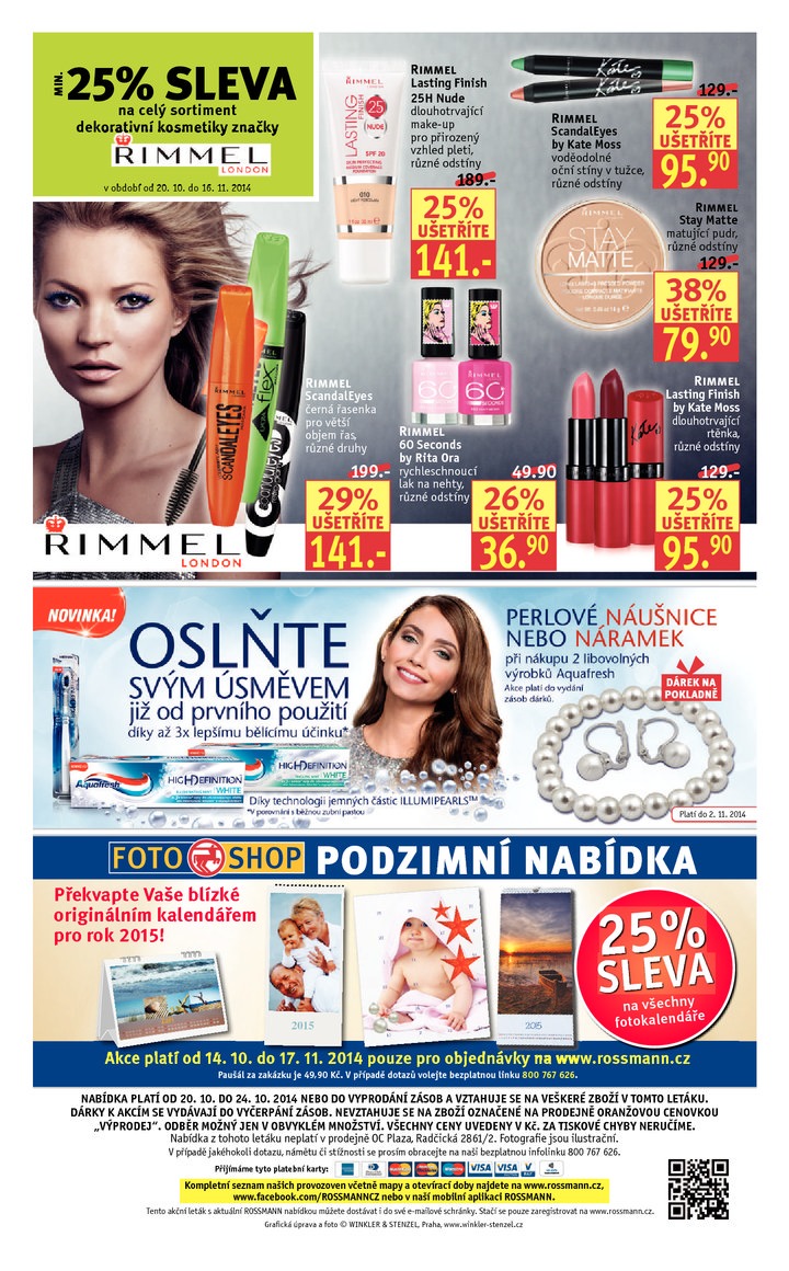 leták Rossmann Leták od 20.10.2014 strana 1 leták Rossmann Leták od 20.10.2014 strana 1
