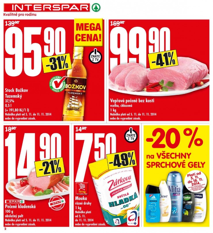 leták Interspar Akční nabídka od 5.11.2014 strana 1 leták Interspar Akční nabídka od 5.11.2014 strana 1