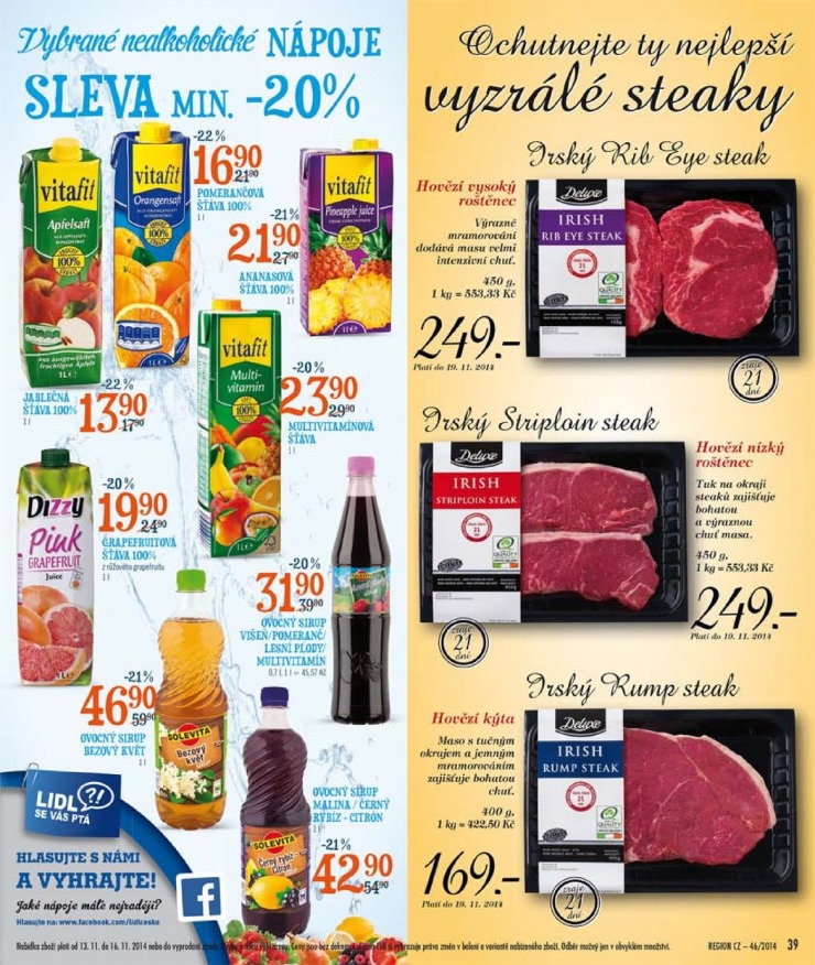 leták Lidl Akční nabídka od 10.11.2014 strana 1 leták Lidl Akční nabídka od 10.11.2014 strana 1