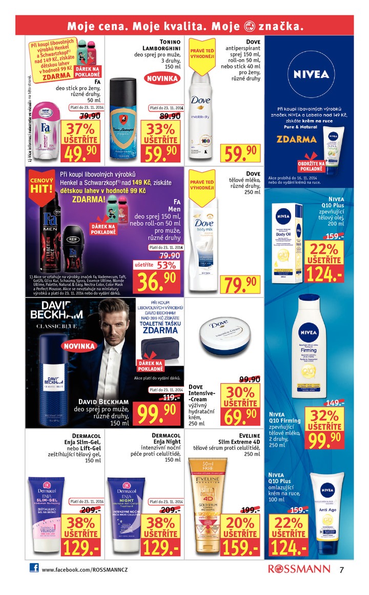 leták Rossmann Leták od 10.11.2014 strana 1 leták Rossmann Leták od 10.11.2014 strana 1