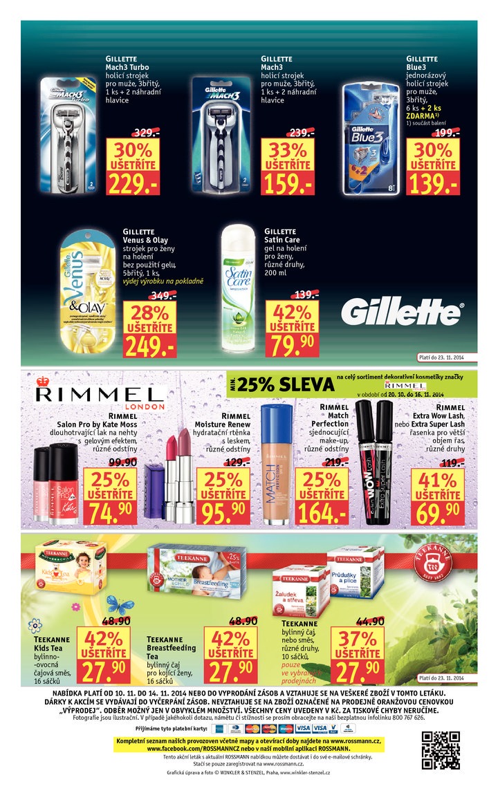 leták Rossmann Leták od 10.11.2014 strana 1 leták Rossmann Leták od 10.11.2014 strana 1
